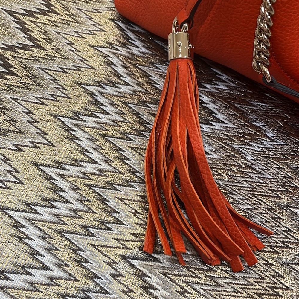 Burnt Orange Gucci Soho tote NWOT - Picture 3 of 12